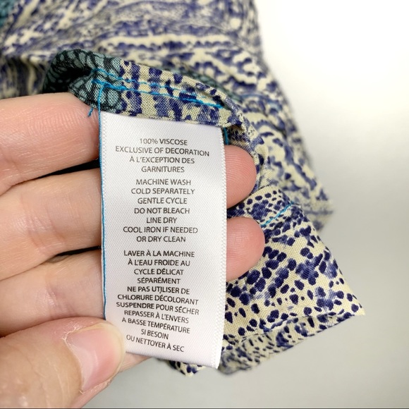 Beachlunchlounge sz XL boho print tank top - Picture 3 of 5